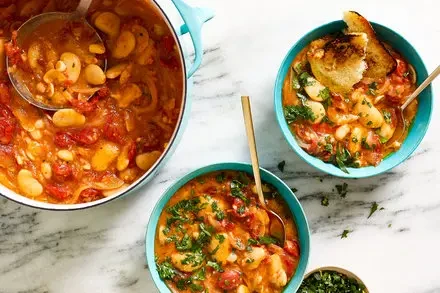Roasted Tomato and White Bean Stew